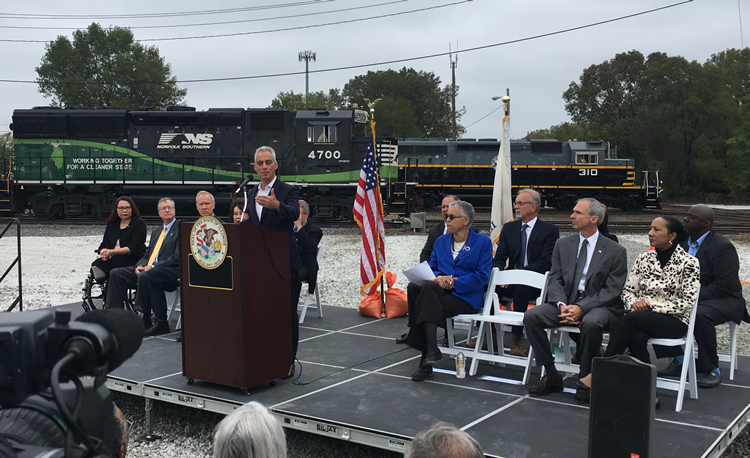 Mayor Emanuel and USDOT Secretary Chao